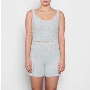 SKIMS cozy knit top and bottom (set)